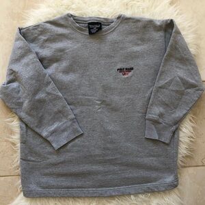 Vintage! Gray Polo Jeans Sweatshirt Small